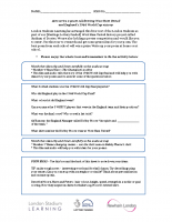 Bobby Moore Poetry Activity
