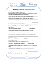 Exhibition Quiz